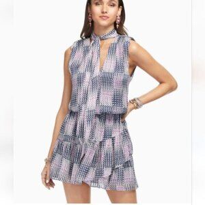 NWOT Ramy Brook printed shawnie ruffle mini dress
